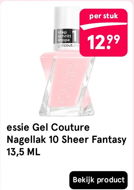 Aanbieding: Gel Couture Nagellak 10 Sheer Fantasy