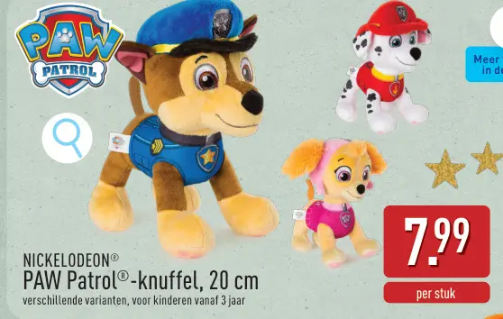 Aanbieding: PAW Patrol-knuffel