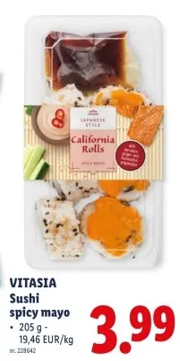 Promotie: Sushi California Rolls