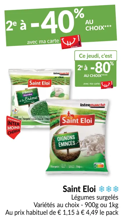 Offre: Légumes surgelés