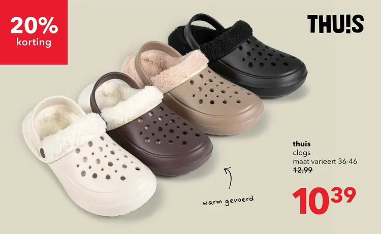 Aanbieding: Thuis Clogs