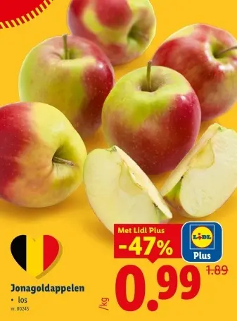 Promotie: Jonagoldappelen