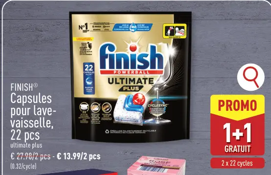 Offre: Capsules pour lave-vaisselle