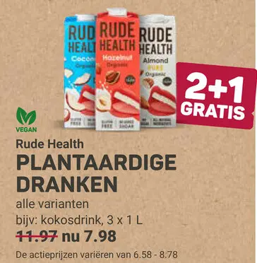 Aanbieding: Plantaardige dranken