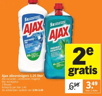 Aanbieding: Ajax allesreinigers