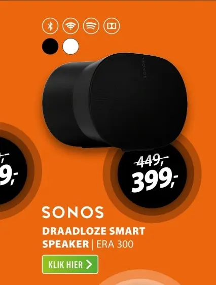 Aanbieding: Draadloze smart speaker era 300