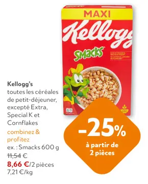 Offre: Kellogg's Smacks