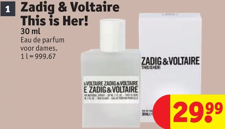 Promotie: This is Her! Eau de parfum voor dames