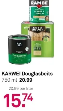 Aanbieding: KARWEI Douglasbeits