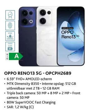 Aanbieding: Oppo reno13 5g - opcph2689