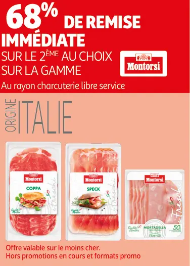 Offre: Coppa, Speck, Mortadella, Antipasti,