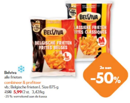 Promotie: alle frieten