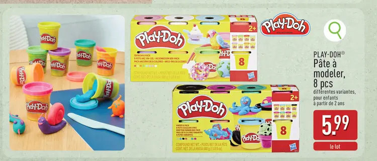 Offre: Pâte à modeler