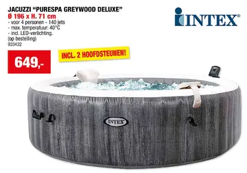 Aanbieding: JACUZZI "PURESPA GREYWOOD DELUXE"