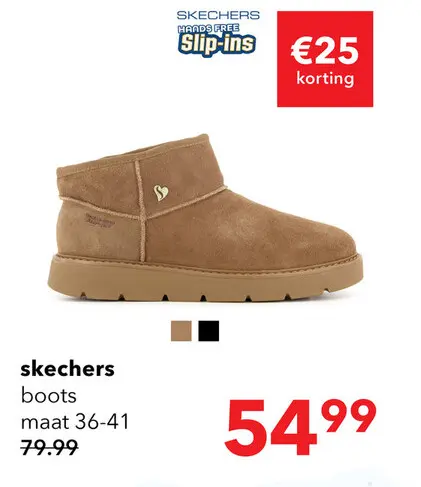 Aanbieding: Skechers Slip-ins: Keepsakes Cozy - Cozy Mini boots bruin