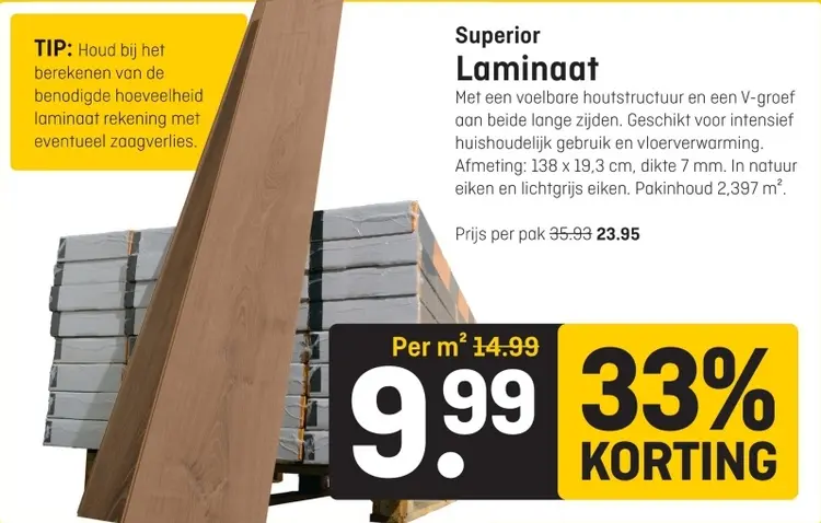 Aanbieding: Superior Laminaat