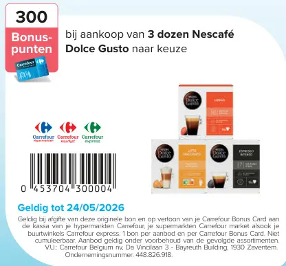 Promotie: Nescafé Dolce Gusto
