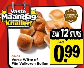 Verse Witte of Fijn Volkoren Bollen