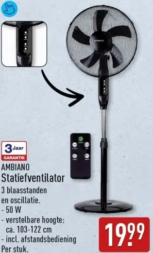 Aanbieding: Statiefventilator