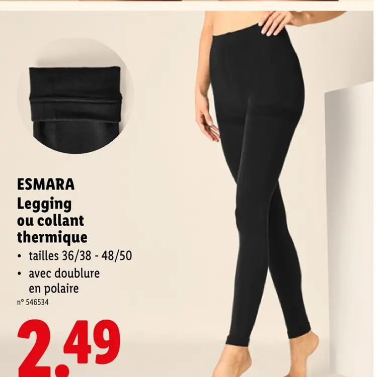 Offre: Legging ou collant thermique