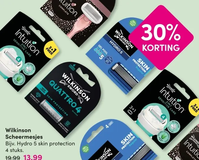 Aanbieding: Scheermesjes