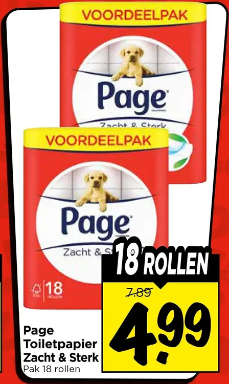 Aanbieding: Toiletpapier Zacht & Sterk