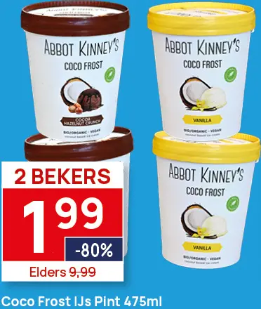 Aanbieding: Abbot Kinney's Coco Frost IJs Pint