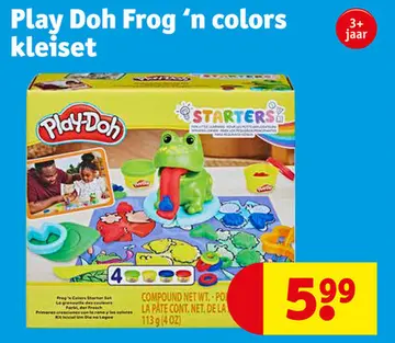 Aanbieding: Play Doh Frog 'n colors kleiset