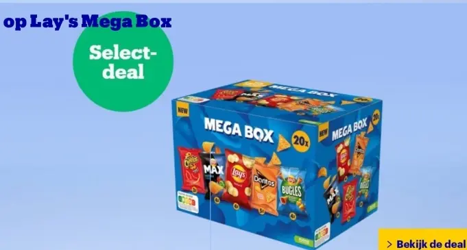 Aanbieding: Lay's Mega Box