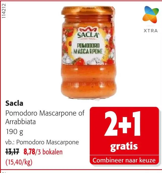 Promotie: Pomodoro Mascarpone of Arrabbiata