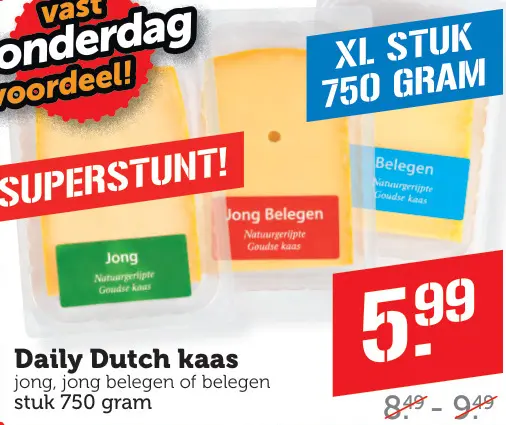 Aanbieding: Daily Dutch kaas