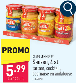 Aanbieding: DEVOS LEMMENS Sauzen