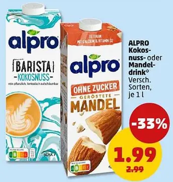 Aanbieding: ALPRO Kokos-nuss- oder Mandel-drink