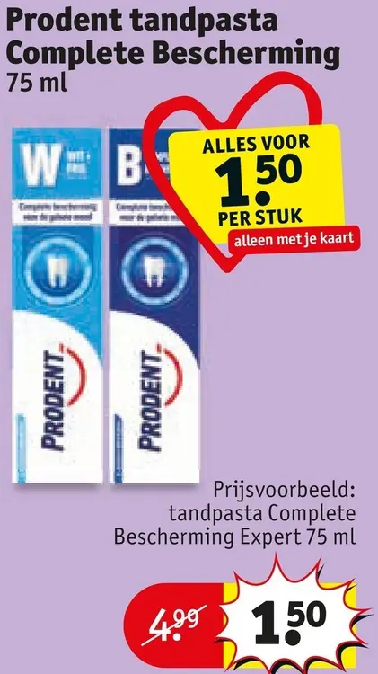 Aanbieding: Tandpasta Complete Bescherming
