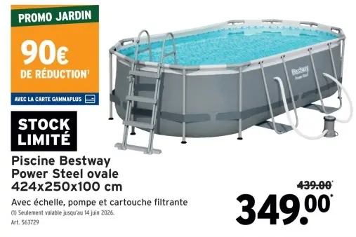 Offre: Piscine Power Steel ovale