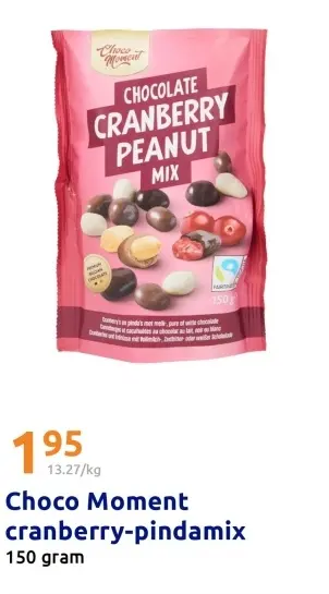 Aanbieding: Choco Moment cranberry-pindamix