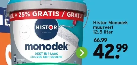 Aanbieding: Monodek muurverf