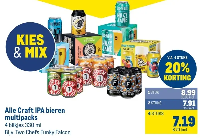 Aanbieding: Alle Craft IPA bieren multipacks