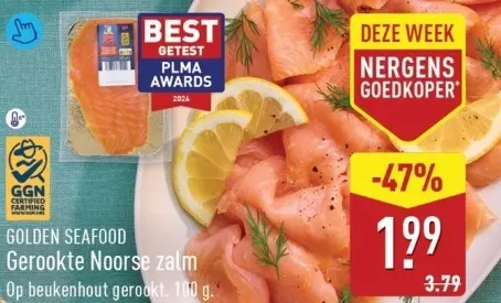 Aanbieding: Gerookte Noorse zalm
