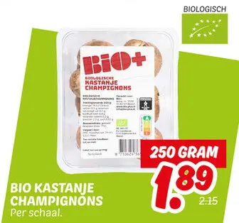 Aanbieding: Kastanje champignons