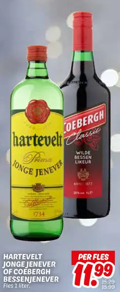 Aanbieding: Jonge jenever of Coebergh bessenjenever
