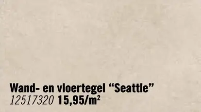 Aanbieding: MIRAVA Wand- en vloertegel Seattle beige mat 60 x 60 cm gerectificeerd