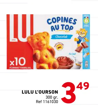Offre: Lulu l'ourson