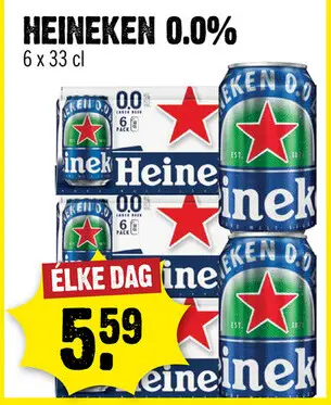 Aanbieding: Heineken 0.0%