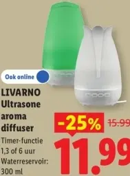 Aanbieding: Ultrasone aroma diffuser