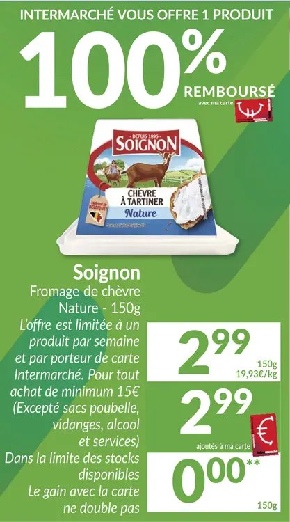 Offre: Fromage de chèvre Nature