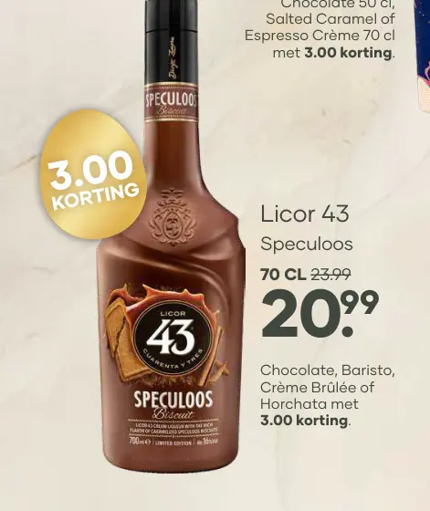 Aanbieding: Licor 43 Speculoos