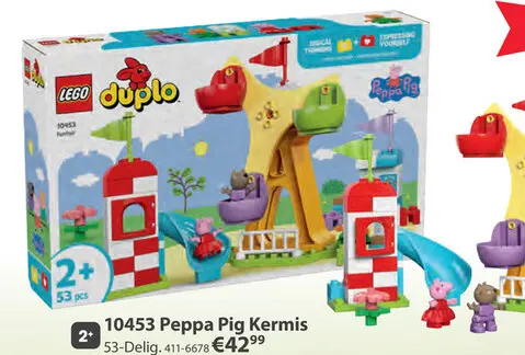 Aanbieding: LEGO 10453 Duplo Peppa Pig Kermis