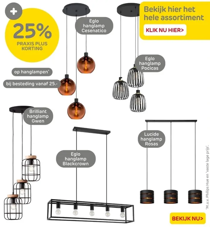Aanbieding: Hanglampen