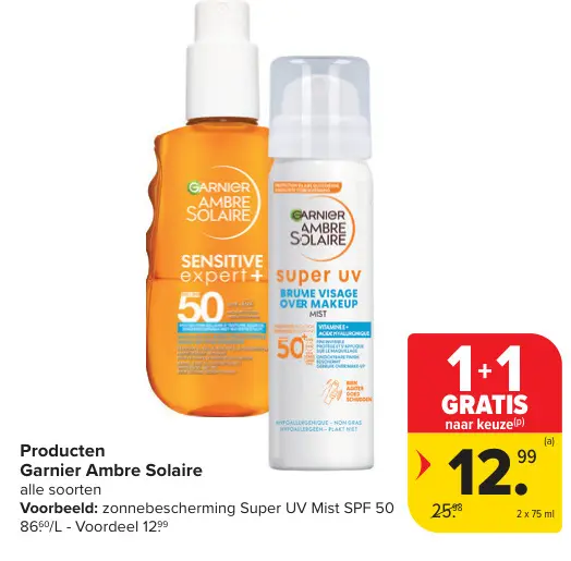 Promotie: Garnier Ambre Solaire